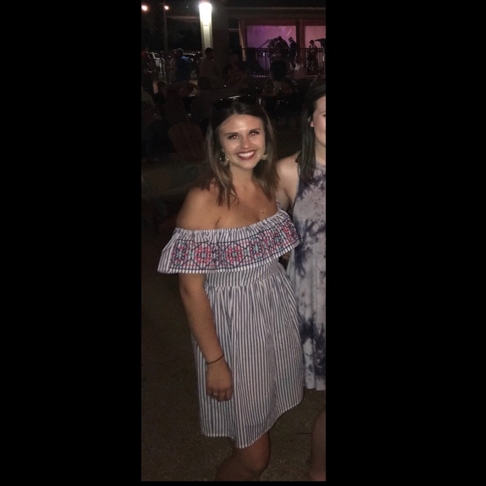 Off the shoulder dress